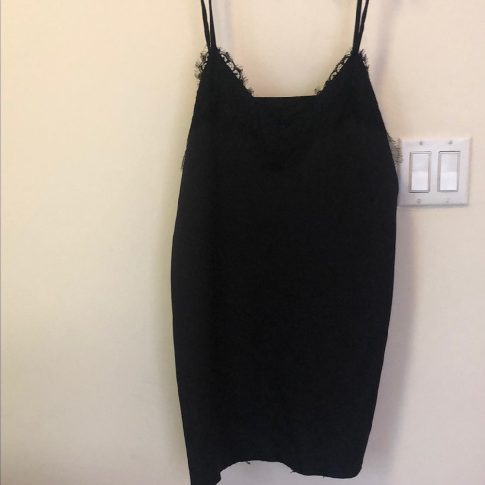 Zara black tank dress